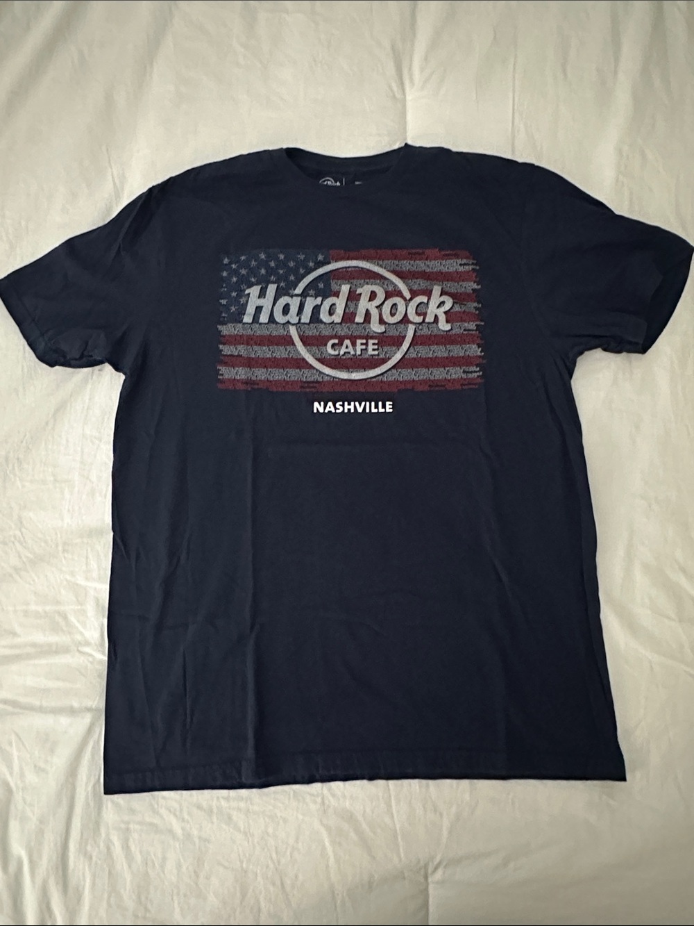 Nashville Hard Rock Cafe Flag Tee